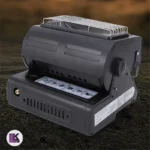 تصویری از اجاق گاز و بخاری سفری دو کاره رنگ مشکی