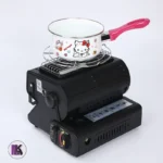 تصویری از کاربرد اجاق گاز و بخاری سفری دو کاره