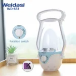 تصویری از چراغ شارژی اضطراری فانوسی ویداسی مدل WD-833 رنگ آبی