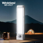 تصویری از چراغ شارژی ویداسی مدل WD-891 در حالت روشن