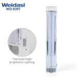 تصویری از کلید تنظیم تعداد تیوپ نوردهی چراغ شارژی ویداسی مدل WD-839
