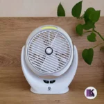 پنکه شارژی رومیزی دیپکینگ DeepKing مدل DK-127 رنگ نقره ای