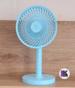 تصویری از پنکه شارژی رومیزی DeepKing مدل DK-131 رنگ آبی