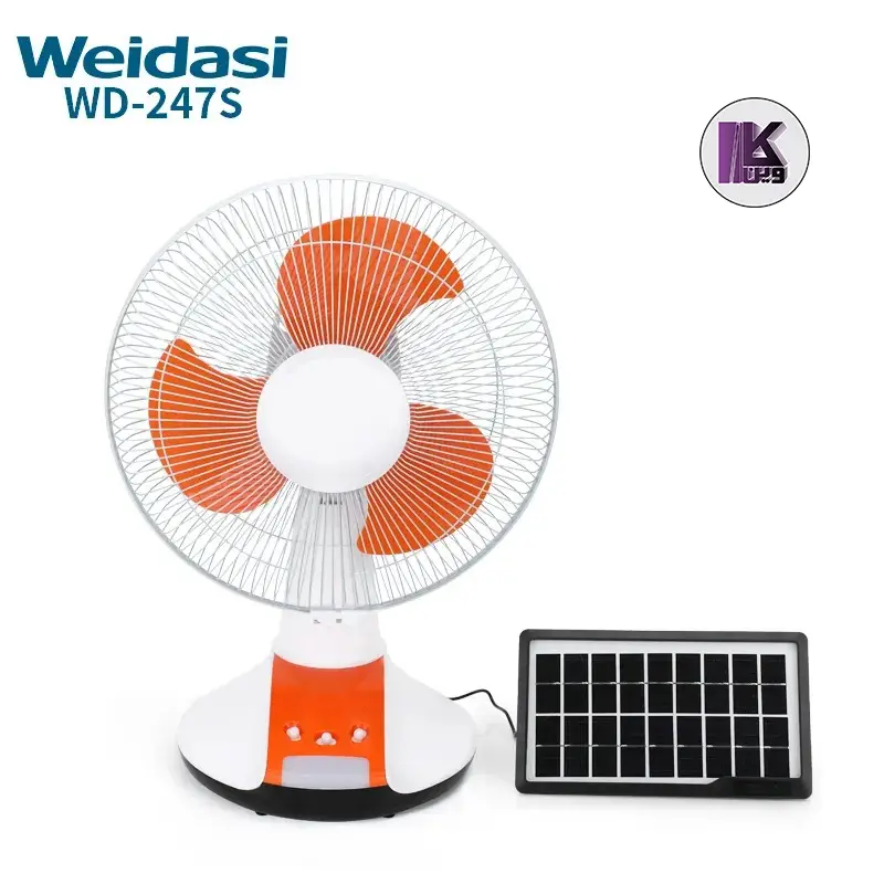 تصویری از پنکه شارژی خورشیدی ویداسی مدل WD-247s