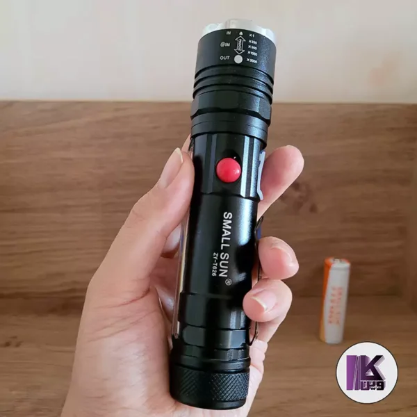 چراغ قوه پلیسی  small sun ZY-T626  شارژی اسمال سان (اصلی)