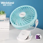 تصویری از پنکه گیره ای ویداسی مدل WD-225 رنگ آبی