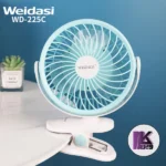 تصویری از پنکه گیره ای ویداسی مدل WD-225 رنگ آبی