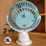 تصویری از پشت پنکه گیره ای ویداسی مدل WD-225 رنگ آبی