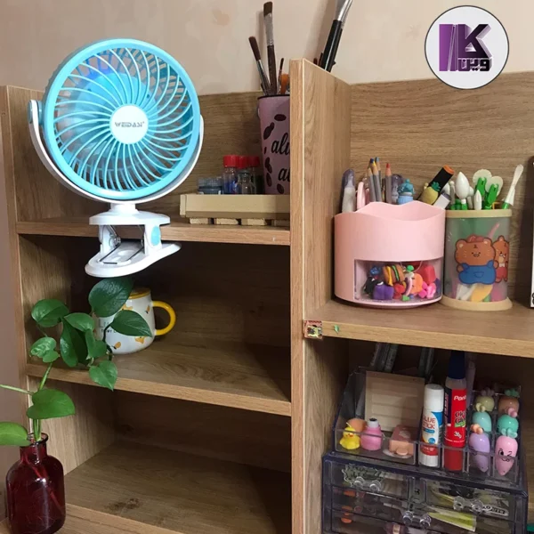 تصویری از پنکه گیره ای ویداسی مدل WD-225 رنگ آبی