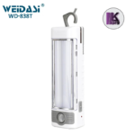 تصویری از روبرو چراغ شارژی اضطراری ویداسی مدل WD-838