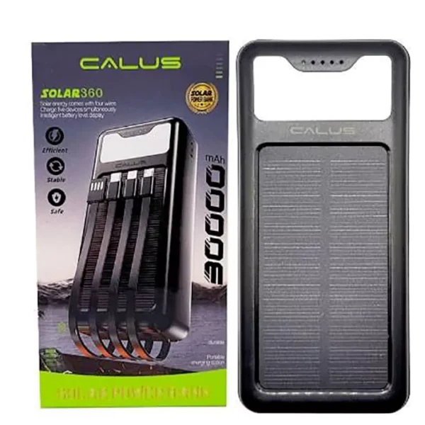 پاور بانک کالوس  Solar360 ظرفیت 30000 میلی‌آمپر ساعت