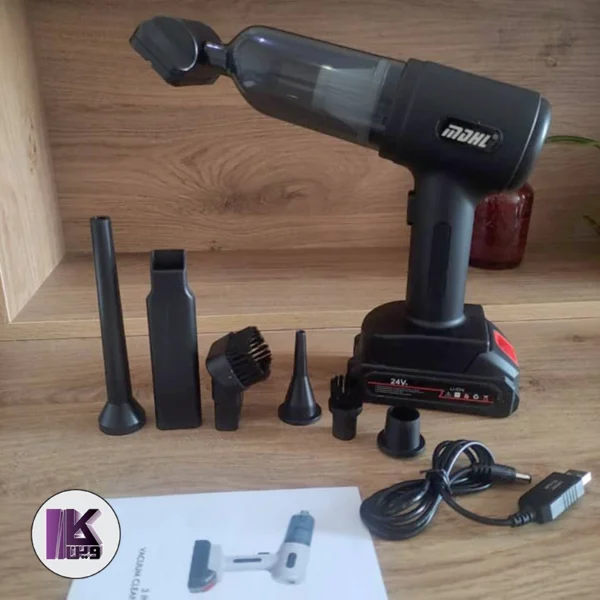 جاروی شارژی ماشین MDHL MD-16 دوکاره ۲۴ ولت