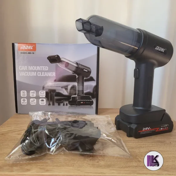 جاروی شارژی ماشین MDHL MD-16 دوکاره ۲۴ ولت