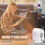 تصویری از هیتر و بخاری برقی CRy-786 و میزان درجه آن