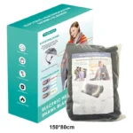 تصویری از جعبه و پتو و پانچو حرارتی برقی USB دار