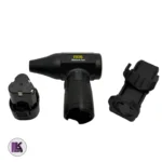 تصویری از اجزای جت فن شارژی مدل F026 Violent Fan رنگ مشکی