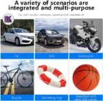 تصویری از موارد استفاده پمپ باد فندکی تفنگی مدل HIMK-311