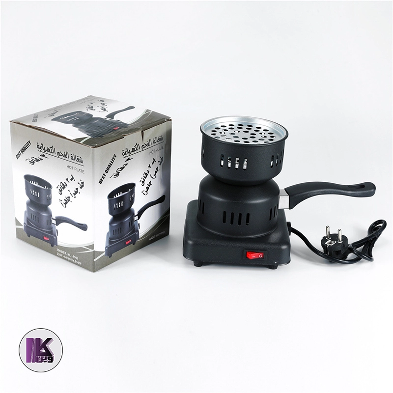 تصویری از زغال‌ سرخ‌کن برقی عربی مدل A016 توان 500 وات به همراه جعبه