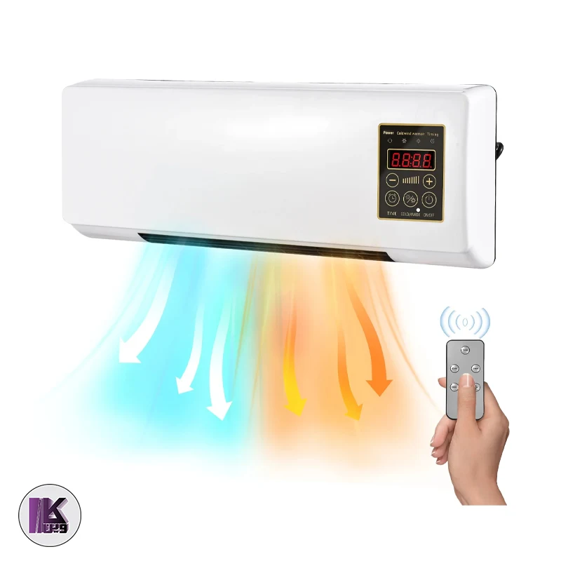 تصویر از هیتر و پنکه دیواری و رومیزی با کنترل از راه دور 1800 وات