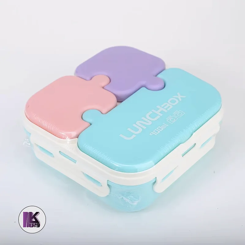 تصویری از قفل ظرف غذا ماکروفری پازلی