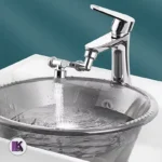 تصویری از سرشیر بازویی چرخشی 1080 درجه مدل فیلتردار در حال استفاده