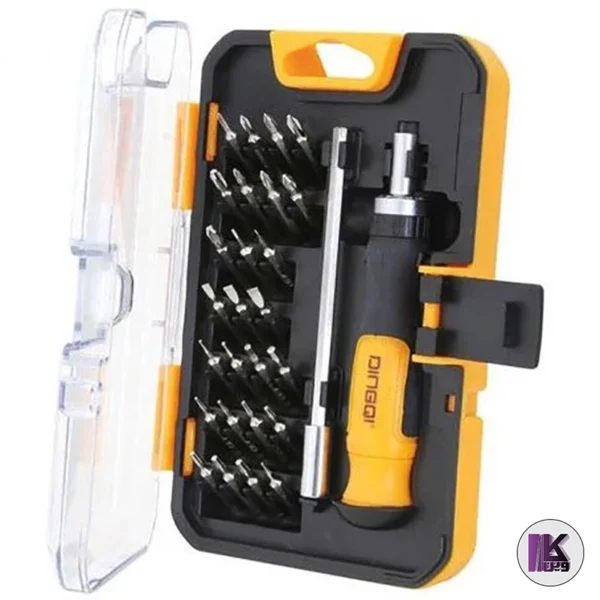  ست پیچ گوشتی جغجغه ای 28 پارچه دینگی مدل 68628 