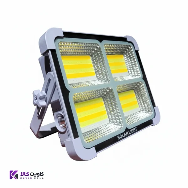 پروژکتور سولار 200 وات A7 COB با 6 باتری قابل تعویض